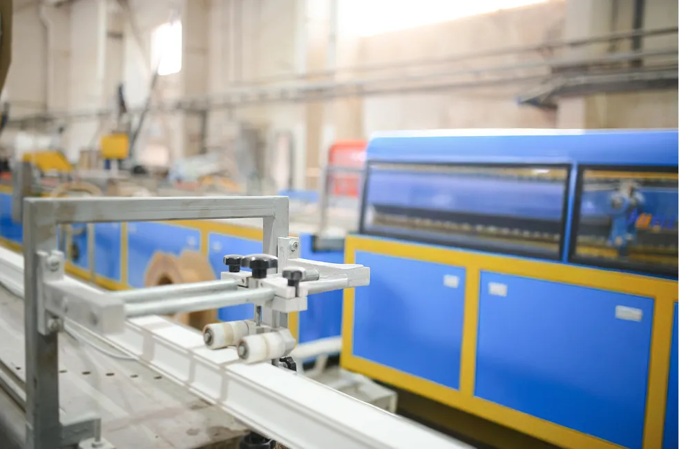 Close-up of a Manu Online customer's manufacturing line